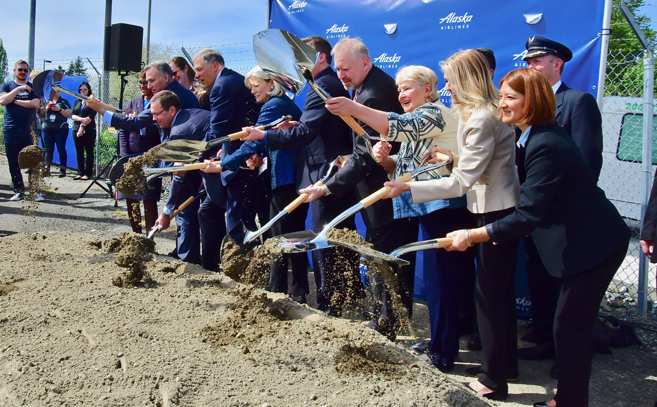 Alaska Airlines breaks ground on 32 million "Hub" near SeaTac Airport